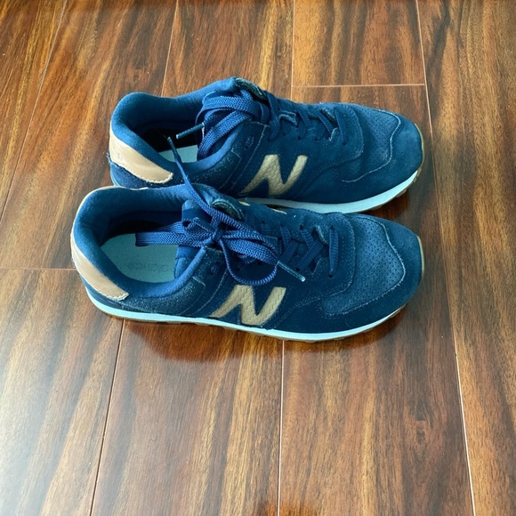 New Balance Shoes 574 Womens Size 7 WL574BWLP Blue Brown Encap Casual V-10 - Picture 2 of 8